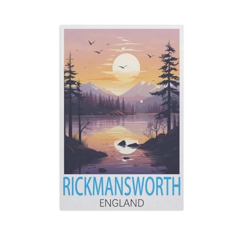 Rickmansworth, England，Puzzles 1000 Teile für Erwachsene, Klassische Puzzle Kinder Puzzle Herausfordernde Und Schwierige Rätsel für Erwachsene Und Jugendliche（38x26cm）-AL25 von GSBRSNTS