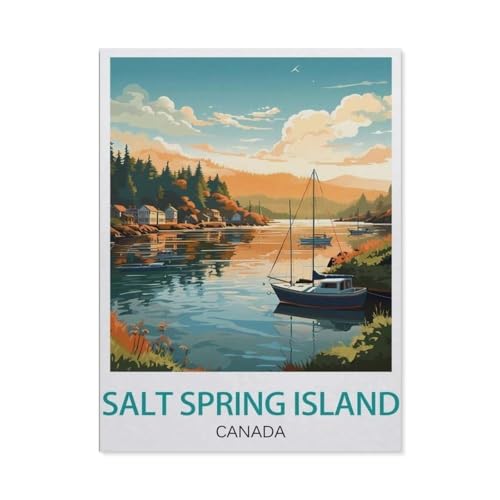 Salt Spring Island, Kanada，1000 Teile Puzzle Erwachsene Dekompressionsspielzeug Erwachsene Ideales Pädagogisches Puzzle Erwachsene Spiele Geschenk（38x26cm）-U48 von GSBRSNTS