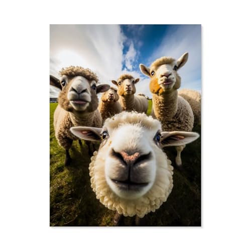 Schafe, 1000 Teile Puzzle, kreativ, pädagogisch, Puzzle, Anti-Stress-Spielzeug für Erwachsene und Kinder, Basteln, Eltern-Kind-Spiele (50 x 70 cm) - AG2 von GSBRSNTS