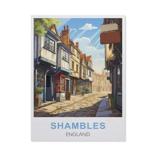 Shambles, England，Puzzles, 1000-teiliges Puzzle Für Erwachsene Und Kinder Ab 10 Jahren（50x70cm）-S90 von GSBRSNTS