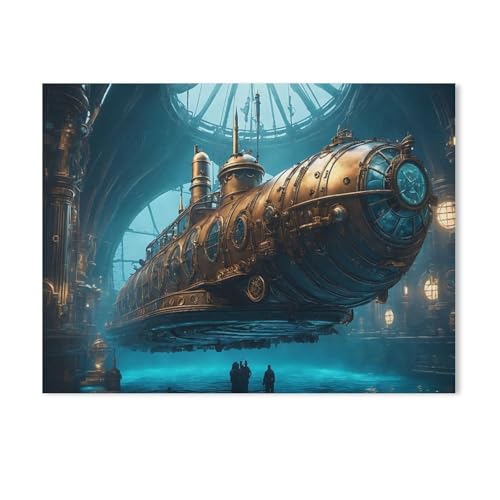 Steampunk Maschinenwelt，Puzzles, 1000-teiliges Puzzle Für Erwachsene Und Kinder Ab 10 Jahren（38x26cm）-AA99 von GSBRSNTS