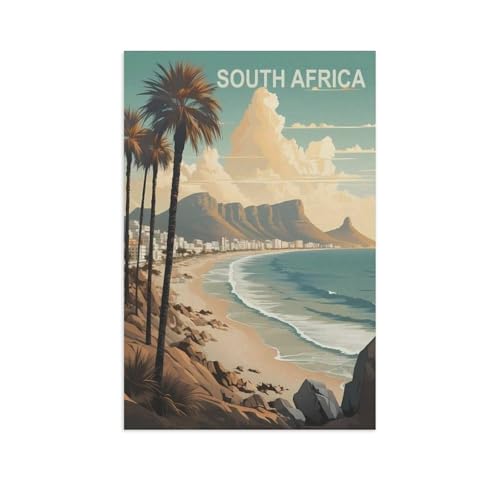 Südafrika，1000 Teile Puzzle Erwachsene Dekompressionsspielzeug Erwachsene Ideales Pädagogisches Puzzle Erwachsene Spiele Geschenk（50x70cm）-AJ14 von GSBRSNTS