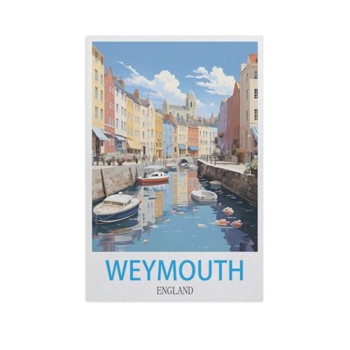 Weymouth, England，Puzzles 1000 Teile für Erwachsene, Klassische Puzzle Teenager Puzzle Perfektes Pädagogisches Geschenk für Jungen Und Mädchen（38x26cm）-AJ80 von GSBRSNTS