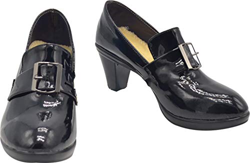 GSFDHDJS Cosplay Stiefel Schuhe for Black Butler Ciel Phantomhive Short Heels von GSFDHDJS
