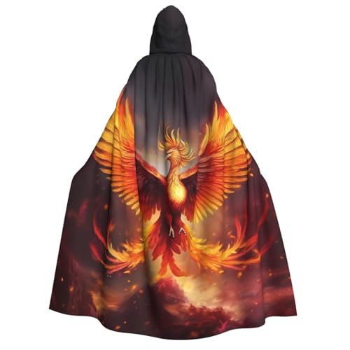 GSGCSBYMLG Fantasy Phoenix bedruckter Kapuzenumhang für Erwachsene, Unisex, langer Umhang GSGCSBYMLG Fantasy Phoenix bedruckter Kapuzenumhang für Erwachsene, Unisex, langer Umhang von GSGCSBYMLG