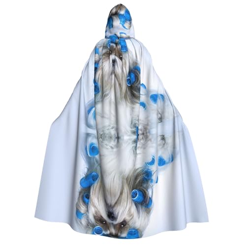 GSGCSBYMLG Shih Tzu Hunde-Umhang mit Kapuze, Unisex, für Erwachsene, langer Umhang von GSGCSBYMLG