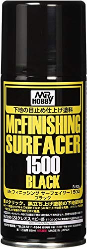 Mr. Finishing Surfacer 1500 Schwarz 170 ml Spray von GSI Creos
