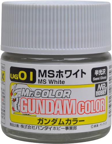 Mr. Gundam Color UG01 MS White Paint 10ml. Bottle Hobby von GSI Creos