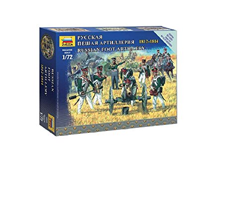 Zvezda 6809 500786809-1:72 Russian Foot Artillery-Plastikbausatz-Modellbausatz-Zusammenbauen-Bausatz-für Einsteiger-detailliert, unlackiert, S Zvezda 6809 500786809-1:72 Russian Foot Artillery-Plastikbausatz-Modellbausatz-Zusammenbauen-Bausatz-für Einsteiger-detailliert, unlackiert, S von GSI Creos