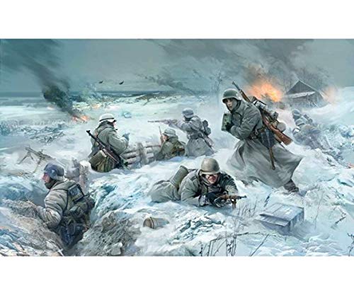 Zvezda - 1/35 Deutsche Infanterie Winter 1941/42 - Plastik-Modellbau - Maßstab: 1:35 von GSI Creos