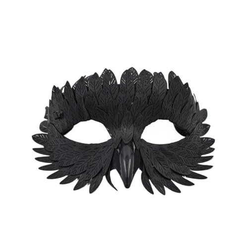 GSXLZ Federmaske Frauen Federmaske Geeignet for Rollenspiele Halloween Weihnachtsschmuck(Color1) von GSXLZ
