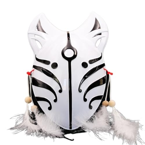 GSXLZ Federmaske Maske Feder Quasten Kopfbedeckung Halloween Maskerade Party Prop(Color9) von GSXLZ