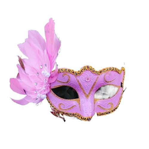 GSXLZ Federmaske Tanzparty Maske Feder Blume Hochzeit Karneval Leistung Kostüm Dame Maske Maskerade GSXLZ Federmaske Tanzparty Maske Feder Blume Hochzeit Karneval Leistung Kostüm Dame Maske Maskerade von GSXLZ