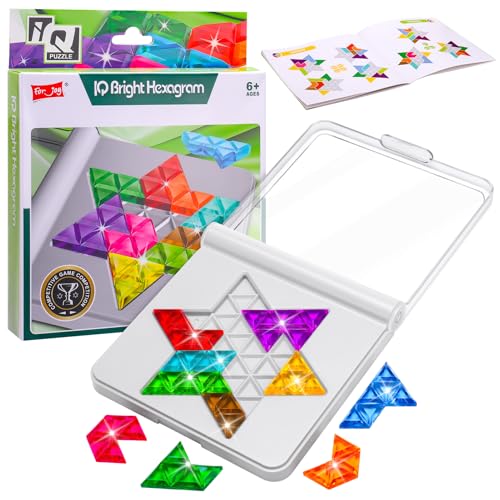 IQ-Puzzle, Tangram-Puzzle-Block, Gehirn-Teaser-Puzzles für Kinder ab 6 Jahren, Hexagrom-Stich-Puzzle-Spiele, pädagogisches Lernspielzeug, Geburtstagsgeschenk für Mädchen und Jungen IQ-Puzzle, Tangram-Puzzle-Block, Gehirn-Teaser-Puzzles für Kinder ab 6 Jahren, Hexagrom-Stich-Puzzle-Spiele, pädagogisches Lernspielzeug, Geburtstagsgeschenk für Mädchen und Jungen von GSrenyu