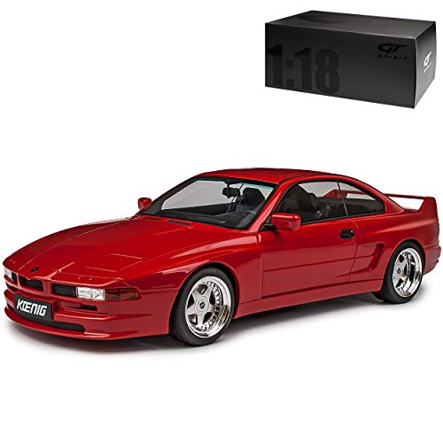 GT Spirit B-M-W 8er M8 E31 König Specials KS8 Rot Coupe 1989-1999 Nr 250 1/18 Modell Auto mit individiuellem Wunschkennzeichen von GT Spirit