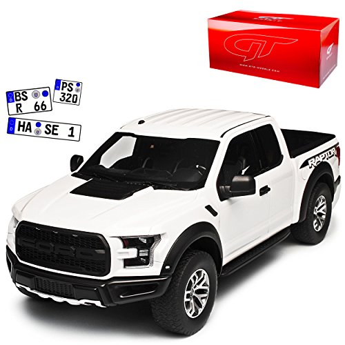 GT-Spirit Ford F*150 Raptor Weiss Pick-Up 13. Generation Ab 2014 Nr 195 1/18 Modell Auto GT-Spirit Ford F*150 Raptor Weiss Pick-Up 13. Generation Ab 2014 Nr 195 1/18 Modell Auto von GT Spirit
