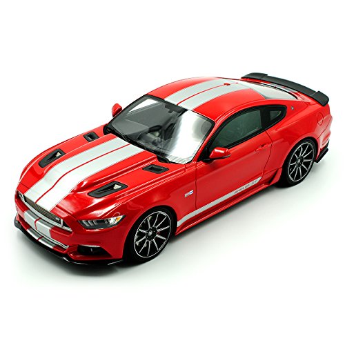 GT-Spirit Ford Shelby Mustang GT Coupe Rot mit Silber ab 2015 Nr 149 1/18 Modell Auto von GT Spirit