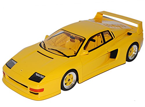 GT-Spirit König Competition Ferrrari Testarossa Evolution Gelb Nr ZM 034 1/18 Modell Auto von GT Spirit
