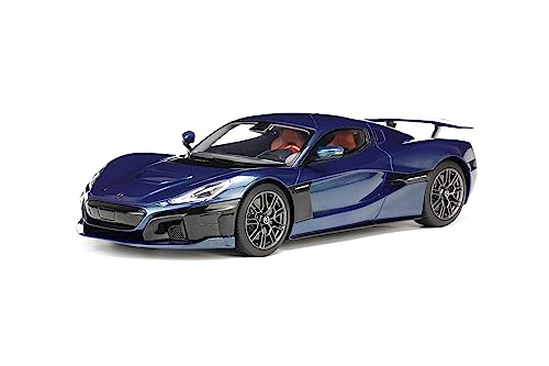 GT Spirit Maßstab 1:18 aus Kunstharz, kompatibel mit Rimac Nevera (Resin Series 2021) in blauem Perlglanz von GT Spirit
