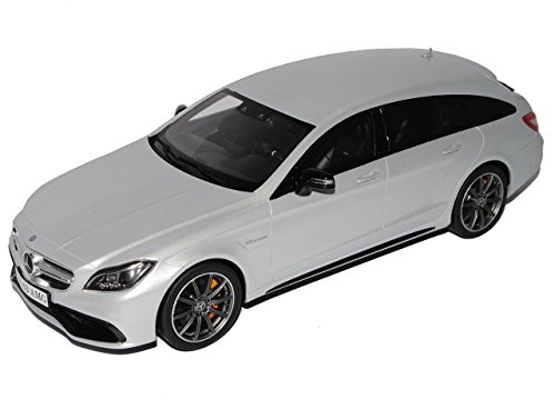 GT-Spirit Mercedes-Benz CLS 63 AMG X218 Shooting Break Silber Ab 2011 Ab Facelift 2014 Nr 725 1/18 Modell Auto mit individiuellem Wunschkennzeichen von GT Spirit