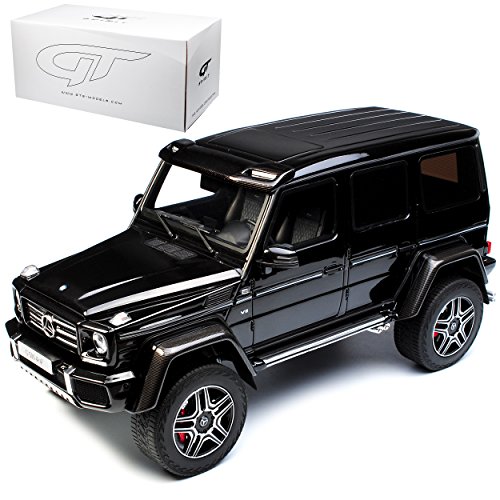 GT-Spirit Mercedes-Benz G-Klasse G500 4X4 Schwarz Nr 142 limitiert 1 von 504 ZM 113 limitiert 1 von 504 Stück 1/18 Modell Auto mit individiuellem Wunschkennzeichen von GT Spirit