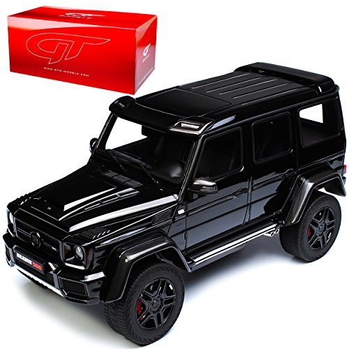 GT-Spirit Mercedes-Benz G-Klasse G500 4X4 Schwarz Nr 143 1/18 Modell Auto mit individiuellem Wunschkennzeichen GT-Spirit Mercedes-Benz G-Klasse G500 4X4 Schwarz Nr 143 1/18 Modell Auto mit individiuellem Wunschkennzeichen von GT Spirit