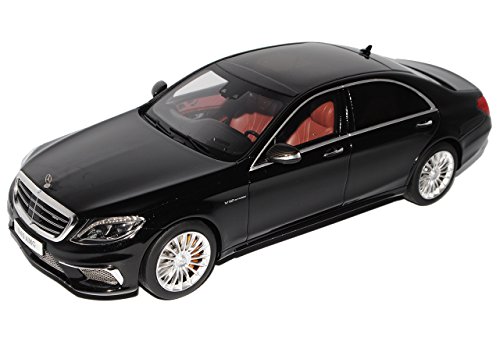 GT-Spirit Mercedes-Benz S-Klasse S65 AMG Limousine W222 Schwarz Ab 2013 Nr ZM 043 1/18 Modell Auto mit individiuellem Wunschkennzeichen von GT Spirit