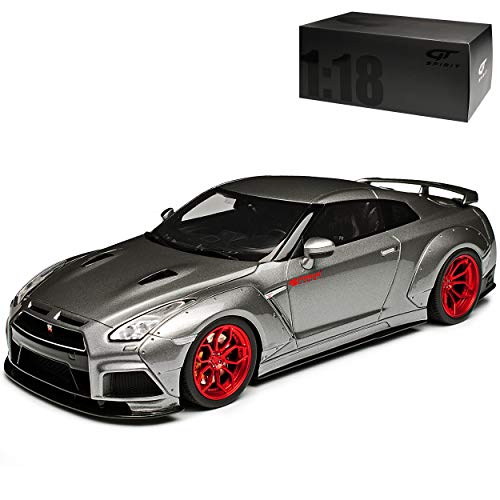 GT Spirit Nisan Skyline GT-R R35 Prior Design Grau Nr 243 1/18 Modell Auto von GT Spirit