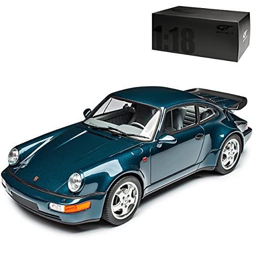 GT Spirit Porsche 911 993 RS Coupe Dunkle Mitternacht Blau 1993-1998 Nr 314 1/18 Modell Auto mit individiuellem Wunschkennzeichen von GT Spirit