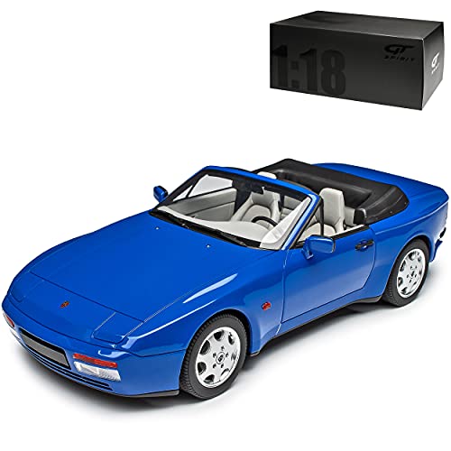 GT Spirit Porsche 944 S2 Turbo Cabrio Blau 1981-1991 Nr 804 1/18 Modell Auto mit individiuellem Wunschkennzeichen von GT Spirit