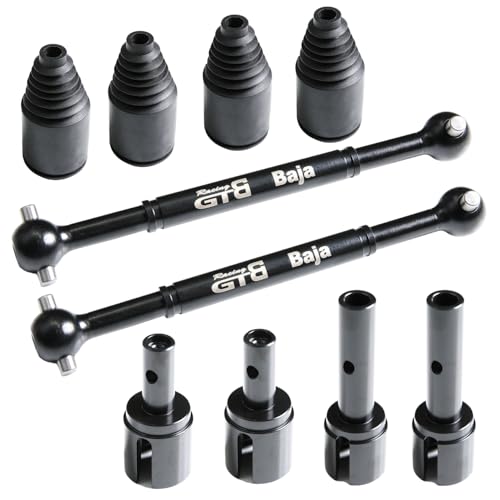GTBRacing Dogbone Stahl-Antriebswelle mit 5 mm Spindel für RC Auto 1:5 1/5 HPI Baja 5B ss 5sc GTBRacing Dogbone Stahl-Antriebswelle mit 5 mm Spindel für RC Auto 1:5 1/5 HPI Baja 5B ss 5sc von GTBRacing