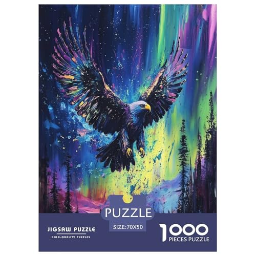 Adler Puzzles 1000 Teile Schwer Puzzle Spielzeug Pädagogisches Spiel Impossible Herausforderung Spielzeug Für Erwachsene Und Kinder Ab 12 Jahren 70x50cm/1000pcs von GTDKSUEVG