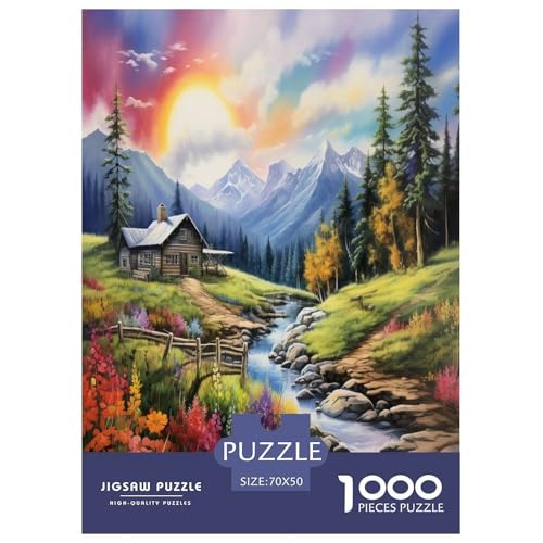 Alpine Serenität Puzzle 1000-teilige Schwer Puzzle Spielzeug Pädagogisches Spiel Impossible Herausforderungsspielzeug Für Erwachsene Und Kinder in Bewährter 70x50cm/1000pcs Alpine Serenität Puzzle 1000-teilige Schwer Puzzle Spielzeug Pädagogisches Spiel Impossible Herausforderungsspielzeug Für Erwachsene Und Kinder in Bewährter 70x50cm/1000pcs von GTDKSUEVG