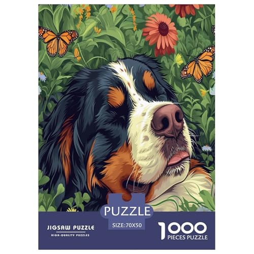 Berner Berghund Puzzles 1000 Teile Schwer Puzzle Spielzeug Lernspiel Impossible Herausforderungsspielzeug Für Erwachsene Kinder 70x50cm/1000pcs Berner Berghund Puzzles 1000 Teile Schwer Puzzle Spielzeug Lernspiel Impossible Herausforderungsspielzeug Für Erwachsene Kinder 70x50cm/1000pcs von GTDKSUEVG