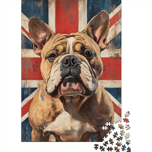 BullHund Puzzles 1000 Teile Schwer Puzzle Spielzeug Pädagogisches Spiel Impossible Herausforderung Spielzeug Für Erwachsene Und Kinder Ab 14 Jahren 1000pcs (75x50cm) von GTDKSUEVG