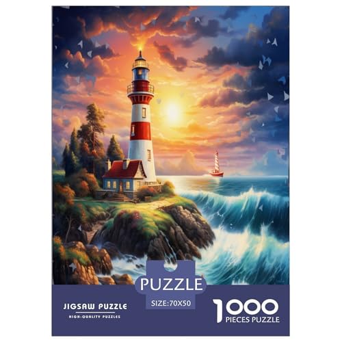Coastal Leuchtturms Puzzle 1000-teilige Schwer Puzzle Spielzeug Lernspiel Impossible Herausforderung Spielzeug Für Erwachsene Kinder 70x50cm/1000pcs Coastal Leuchtturms Puzzle 1000-teilige Schwer Puzzle Spielzeug Lernspiel Impossible Herausforderung Spielzeug Für Erwachsene Kinder 70x50cm/1000pcs von GTDKSUEVG