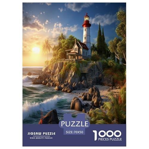 Coastal Leuchtturms Puzzle 1000-teilige Schwer Puzzle Spielzeug Pädagogisches Spiel Impossible Herausforderung Spielzeug Für Erwachsene Kinder 70x50cm/1000pcs Coastal Leuchtturms Puzzle 1000-teilige Schwer Puzzle Spielzeug Pädagogisches Spiel Impossible Herausforderung Spielzeug Für Erwachsene Kinder 70x50cm/1000pcs von GTDKSUEVG