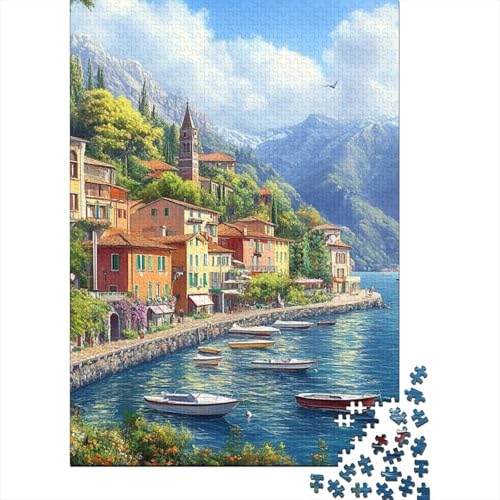 Comer See Puzzles 1000 Teile Schwer Puzzle Spielzeug Lernspiel Impossible Herausforderungsspielzeug Für Erwachsene Und Kinder Ab 14 Jahren 1000pcs (75x50cm) von GTDKSUEVG