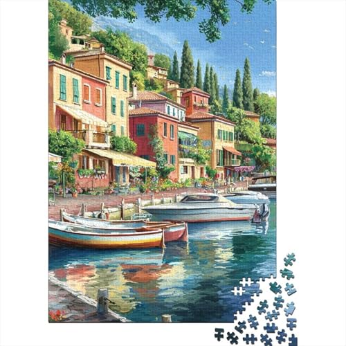 Comer See Puzzles 1000-teilige Schwer Puzzle Spielzeug Lernspiel Impossible Herausforderungsspielzeug Für Erwachsene Kinder 1000pcs (75x50cm) von GTDKSUEVG