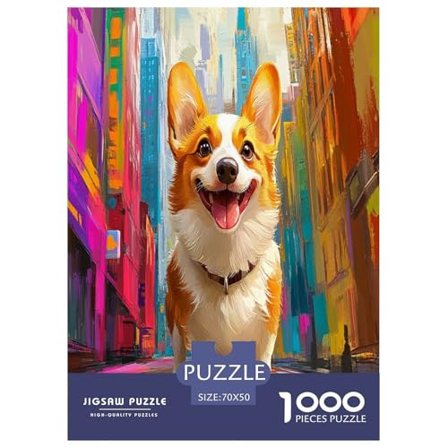 Corgi Puzzles 1000 Teile Schwer Puzzle Spielzeug Pädagogisches Spiel Impossible Herausforderungsspielzeug Für Erwachsene Und Kinder Ab 14 Jahren 70x50cm/1000pcs Corgi Puzzles 1000 Teile Schwer Puzzle Spielzeug Pädagogisches Spiel Impossible Herausforderungsspielzeug Für Erwachsene Und Kinder Ab 14 Jahren 70x50cm/1000pcs von GTDKSUEVG
