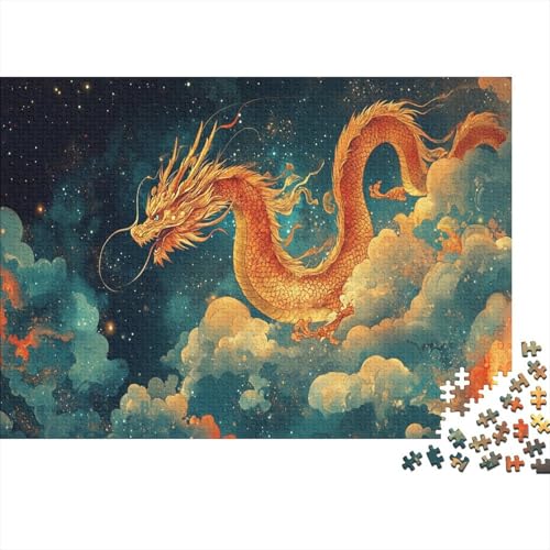 Drache Puzzle 1000 Teile Erwachsene, Puzzlespiel Jigsaw Puzzles Erwachsenen Puzzlespiel Puzzel 1000pcs (75x50cm) von GTDKSUEVG