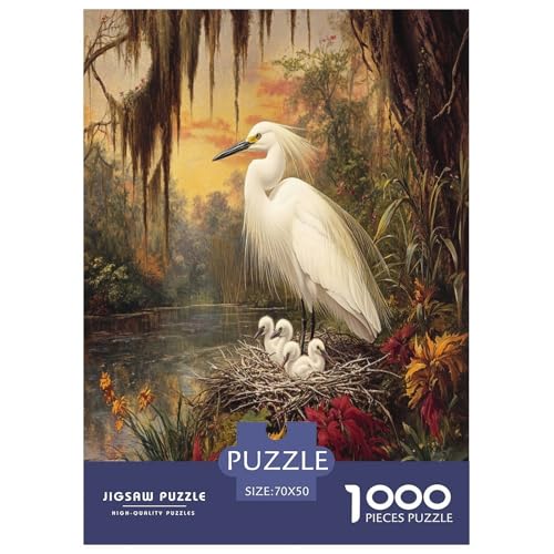 Egret Puzzle 1000 Teile Schwer Puzzle Spielzeug Lernspiel Impossible Herausforderung Spielzeug Für Erwachsene Und Kinder Ab 14 Jahren 70x50cm/1000pcs Egret Puzzle 1000 Teile Schwer Puzzle Spielzeug Lernspiel Impossible Herausforderung Spielzeug Für Erwachsene Und Kinder Ab 14 Jahren 70x50cm/1000pcs von GTDKSUEVG