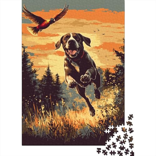 Labrador Retriever Puzzle 1000-teilige Schwer Puzzle Spielzeug Lernspiel Impossible Herausforderung Spielzeug Für Erwachsene Und Kinder Ab 14 Jahren 1000pcs (75x50cm) von GTDKSUEVG