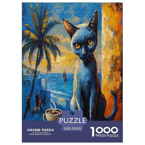 Niedliche Katze Puzzles 1000 Teile Schwer Puzzle Spielzeug Pädagogisches Spiel Impossible Herausforderung Spielzeug Für Erwachsene Kinder 70x50cm/1000pcs Niedliche Katze Puzzles 1000 Teile Schwer Puzzle Spielzeug Pädagogisches Spiel Impossible Herausforderung Spielzeug Für Erwachsene Kinder 70x50cm/1000pcs von GTDKSUEVG