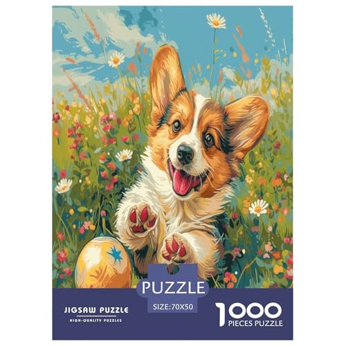 Niedlicher Hund Puzzle 1000-teilige Schwer Puzzle Spielzeug Lernspiel Impossible Herausforderungsspielzeug Für Erwachsene Und Kinder Ab 14 Jahren 70x50cm/1000pcs Niedlicher Hund Puzzle 1000-teilige Schwer Puzzle Spielzeug Lernspiel Impossible Herausforderungsspielzeug Für Erwachsene Und Kinder Ab 14 Jahren 70x50cm/1000pcs von GTDKSUEVG