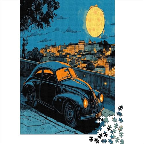 Oldtimer Puzzle 1000 Teile Schwer Puzzle Spielzeug Pädagogisches Spiel Impossible Herausforderungsspielzeug Für Erwachsene Und Kinder Ab 12 Jahren 1000pcs (75x50cm) von GTDKSUEVG