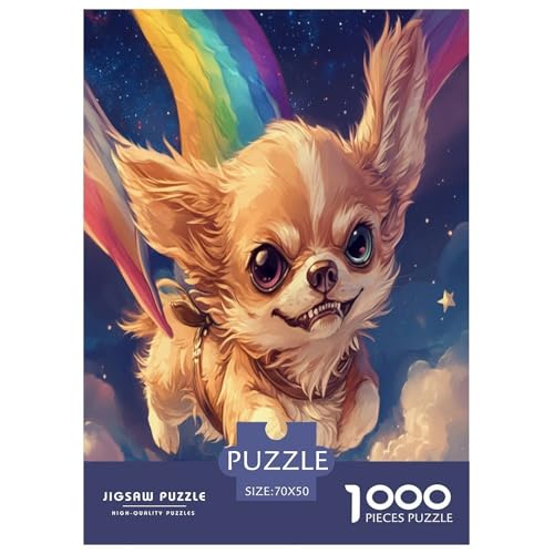 Papillon Hund Puzzle 1000-teilige Schwer Puzzle Spielzeug Lernspiel Impossible Herausforderung Spielzeug Für Erwachsene Und Kinder Ab 14 Jahren 70x50cm/1000pcs Papillon Hund Puzzle 1000-teilige Schwer Puzzle Spielzeug Lernspiel Impossible Herausforderung Spielzeug Für Erwachsene Und Kinder Ab 14 Jahren 70x50cm/1000pcs von GTDKSUEVG