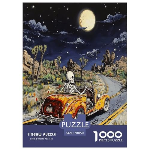 Schädel Puzzle 1000 Teile Schwer Puzzle Spielzeug Lernspiel Impossible Herausforderungsspielzeug Für Erwachsene Und Kinder in Bewährter 70x50cm/1000pcs Schädel Puzzle 1000 Teile Schwer Puzzle Spielzeug Lernspiel Impossible Herausforderungsspielzeug Für Erwachsene Und Kinder in Bewährter 70x50cm/1000pcs von GTDKSUEVG