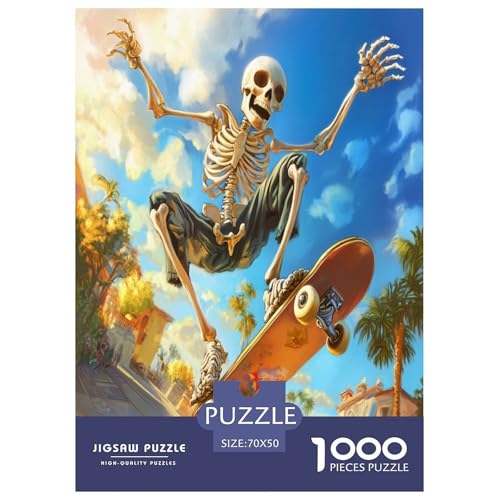 Schädel Puzzles 1000 Teile Schwer Puzzle Spielzeug Lernspiel Impossible Herausforderung Spielzeug Für Erwachsene Und Kinder Ab 12 Jahren 70x50cm/1000pcs Schädel Puzzles 1000 Teile Schwer Puzzle Spielzeug Lernspiel Impossible Herausforderung Spielzeug Für Erwachsene Und Kinder Ab 12 Jahren 70x50cm/1000pcs von GTDKSUEVG