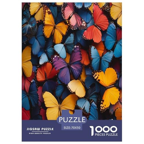 Schmetterling Puzzle 1000 Teile Schwer Puzzle Spielzeug Pädagogisches Spiel Impossible Herausforderung Spielzeug Für Erwachsene Kinder 70x50cm/1000pcs Schmetterling Puzzle 1000 Teile Schwer Puzzle Spielzeug Pädagogisches Spiel Impossible Herausforderung Spielzeug Für Erwachsene Kinder 70x50cm/1000pcs von GTDKSUEVG